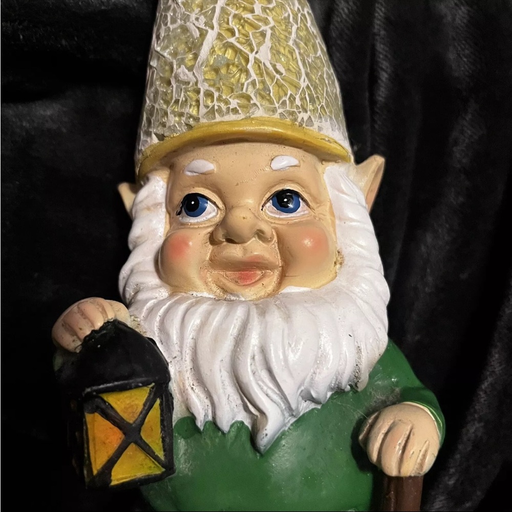 Charming Garden Gnome with Lantern
